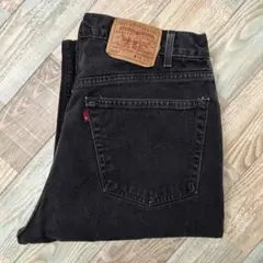 人気 Levis リーバイス 505 ブラックデニム ジーンズ W38L30