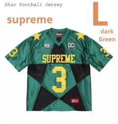 supreme Star Football Jersey green L