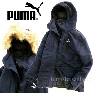 メンズ US/M 日本L～相当◆未使用 定価16,500円 PUMA プーマ パテッドジャケット はっ水生地 WATER REPELLENT 軽量 中綿 ジャケット 595280