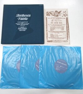 C929◆FURTWANGLER フルトヴェングラー LPレコード ベートーヴェン Beethoven オペラ フィデリオ 全曲 別冊解説書 3枚組 ワーグナー