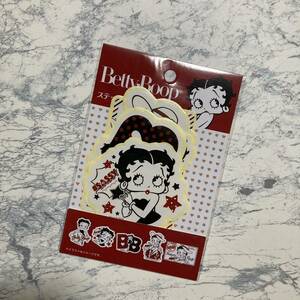 新品未使用　Betty Boop ベティブープ　ベティちゃん　ステッカー　5枚入