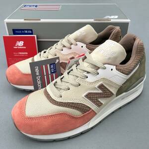 USA製 NEW BALANCE M997CSU TAN “Desert Heat” US8.5D 26.5cm 新品 ベージュ×ブラウン×ピンク×カーキ 限定 アメリカ米国製 スエード