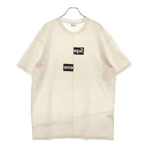 SUPREME シュプリーム 18AW×COMME des GARCONS Split Box Logo Tee コムデギャルソン スプリットボックスロゴTシャツ 半袖カットソー