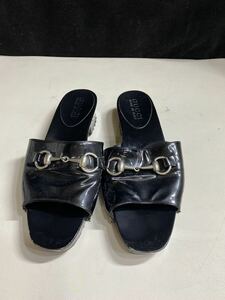 GUCCI グッチ　サンダル　サイズ　36.5 シューズ　(80s) A 