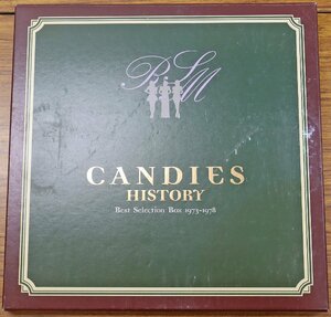 S◎中古品◎CDソフト『CANDIES HISTORY Best Selection Box 1973～1978 完全生産限定』 キャンディーズ SRCL-4351～6 6枚組 全123曲収録