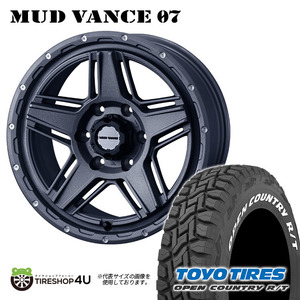 4本セット MUDVANCE07 18x8.0J 6/139.7 +20 GRAY TOYO トーヨー オープンカントリー R/T 285/60R18 WL FJクルーザー