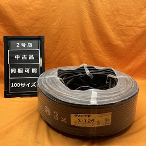 ビニルキャブタイヤ丸形コード 三つ星 SVCTF 3 × 1.25 スターソフト 残8.9kg サテイゴー