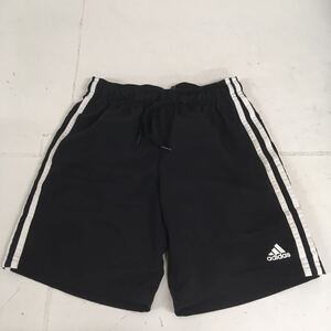 送料無料★adidas アディダス★ショートパンツ ハーフパンツ ナイロンパンツ★キッズ　150 子供★ブラック#60805sj42