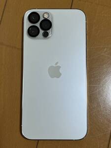 【中古】Apple iPhone12 pro 256GB MGMA3J/A／SIMフリー／判定○／動作確認済み／シルバー