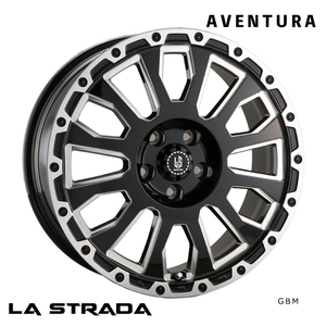 送料無料 ラストラーダ AVENTURA (GBM) 5.5J-16 +22 5H-139.7 (16インチ) 5H139.7 5.5J+22【1本単品 新品】