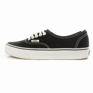 バンズ VANS オーセンティック スニーカー ローカット キャンバス スケーター シューズ 靴 24.5cm US6.5 黒