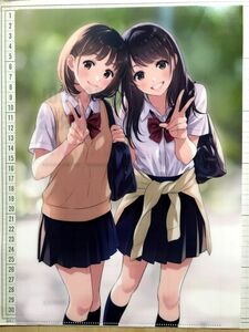 SCHOOL GIRLS PORTRAIT　CANVAS　森倉円　クリアファイル (6461)