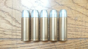 マルシン Xカートリッジ×5発 44マグナム M29/M629用? アルミヘッド 6mmBB弾 真鍮カート marushin スミス&ウェッソン Smith&Wesson MAGNUM