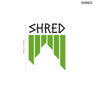 【SHRED】シュレッド★13★COLOR★カラー★ダイカットステッカー★切抜きステッカー★5.0インチ★12.7cm