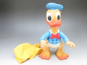 ◆◇ディズニー 1962年製 ドナルド・ダック Ledraplastic レドラプラスティック ラバードール 高さ約26.5cm ヴィンテージ◇◆