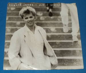 ☆7inch EP★US盤●HOWARD JONES/ハワード・ジョーンズ「All I Want/オール・アイ・ウォント」非売品/80s名曲!●