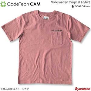 Codetech コードテック Volkswagen ORIGINAL T-SHIRTS ピンク Lサイズ CO-KVW-2361P