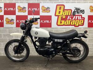 KAWASAKI　カワサキ　250TR　BJ250F　書類有り　場内走行確認済み　始動動画有り　売り切り　未整備　現状車　バンガレ