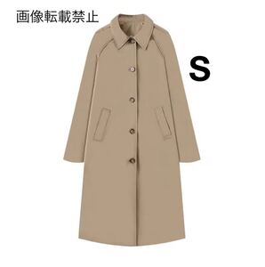 vintage ヴィンテージ レトロ ロング トレンチコート アウター Sサイズ レディース★ZARA 好きな方に★2024 A/W 秋冬新作 新品未使用★