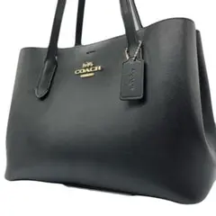 極美品✨COACH ハンドバッグ アベニュー レザー ブラック 大容量 通勤通学