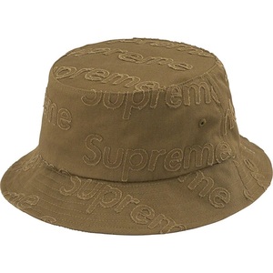 極美 23SS Supreme Lasered Twill Crusher M/Lサイズ レーザー ツイル クラッシャー ハット キャップ Olive オリーブ 帽子