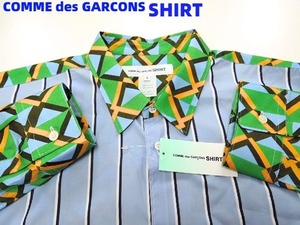 X(XL)新品【COMME des GARCONS SHIRT S28035-1 コム デ ギャルソン シャツ カジュアルシャツ Multicolor マルチカラー メンズ 2020ss】