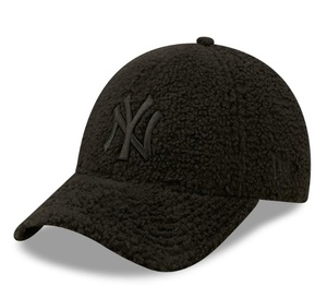 NY ヤンキース MLB ★ New Era ブラック もこもこ キャップ A