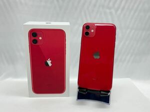 Apple iPhone11 64GB (PRODUCT)RED A2221 MWLV2J/A バッテリ73% ■SIMフリー