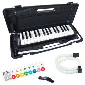 HOHNER MELODICA STUDENT32 BK 鍵盤ハーモニカ＆スペア用吹き口セット 【どれみシールプレゼント】