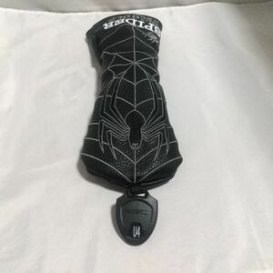 お買い得 ゴルフ ユーティリティーUT用ヘッドカバー スパイダー ブラック