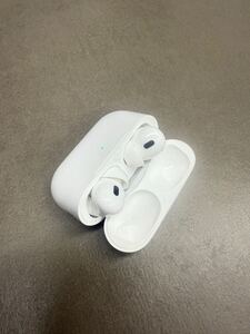 Apple AirPods Pro エアポッズ プロ エアポッヅ エアポッド アップル 第2世代 ワイヤレスイヤホン 箱、ケーブル無し おまけケース付