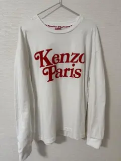 Kenzo Paris ロゴプリント 長袖Tシャツ XL