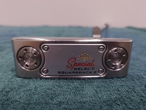 1円スタート!!　スコッティキャメロン パター　スペシャル セレクト スクエアバック2 2020 34インチ 美品!!　SCOTTY CAMERON 