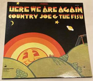 【当時物】レコード　COUNTRY JOE & THE FISH HERE WE ARE AGAIN カントリー&ウエスタン