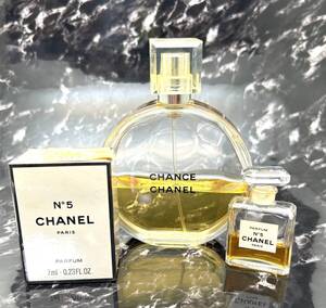 【Ｇ28】シャネル/CHANEL/CHANCE/チャンス/N。5 PARFUM/パルファム/新品/箱あり/残量半分/