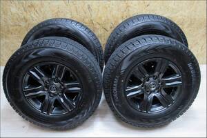 ★★6383★★ヨコハマ・美品・265/70R17冬・2022年GO75・ハイラックス・17×7.5J・ET30・穴6・PCD139.7・純正アルミ4本★★