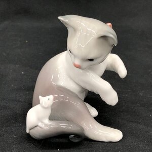 LLADRO リヤドロ ねこ 置物【CLAR7051】