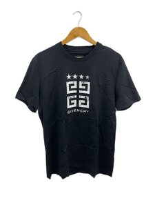 GIVENCHY◆Tシャツ/L/コットン/BLK/プリント/BM718G3YEL//