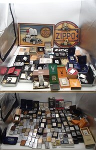 ◎ZIPPO ジッポ まとめ 大量 看板付き/ その他 ライター 喫煙グッズ 喫煙具 着火未確認 ジャンク ライター飾り◎SH