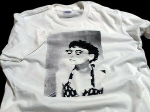 送込【オードリー・ヘップバーンのTシャツ】ドット柄 ★ホワイト★S~XLサイズ