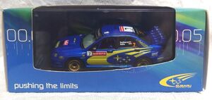 PRODRIVE 1/43 SUBARU IMPREZA world rally team 2003 GB winner #7 P.Solberg スバル インプレッサ ミニカー プロドライブ 1/43 中古品