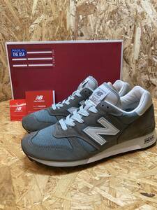 美品【new balance ニューバランス】箱 タグ付 USA製 M1300CLS STEEL BLUE スニーカー size US 10.5 28.5cm