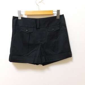 P585　新品　JUICY COUTURE　ジューシークチュール　ブラック　ショートパンツ　0　【メ便】