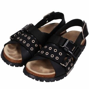 サカイ アーペーセー サンダル Jules leather sandals サイズ:38 ハトメストラップサンダル 中古 BS99