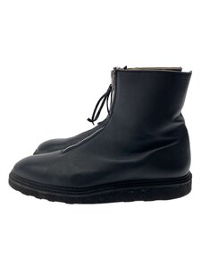 Caminando◆FRONT ZIP BOOTS/US9/BLK/レザー/21104