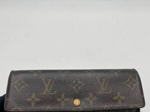 LOUIS VUITTON ポルトモネクレディ モノグラム　長財布　ブラウン