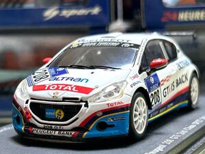 スパーク 1/43 Peugeot 208 GTi n°208 2nd Class SP2T 24H Nurburgring 2013 [SG108]