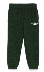 ★M★　BAPE HAPPY NEW YEAR BAG MILITARY green camo pants sweat　ベイプ　スエット　パンツ　エイプ　カモ　迷彩　