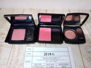 コスメ DIOR ディオール CHANEL シャネル GUERLAIN ゲラン 3点 チークカラー 3F14C 【60】