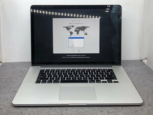 【Apple】MacBook Pro Retina 15inch Mid 2015 A1398 Corei7-4870HQ 16GB SSD512GB AMD Radeon R9 M370X 2GB OS10.15 中古Mac US配列